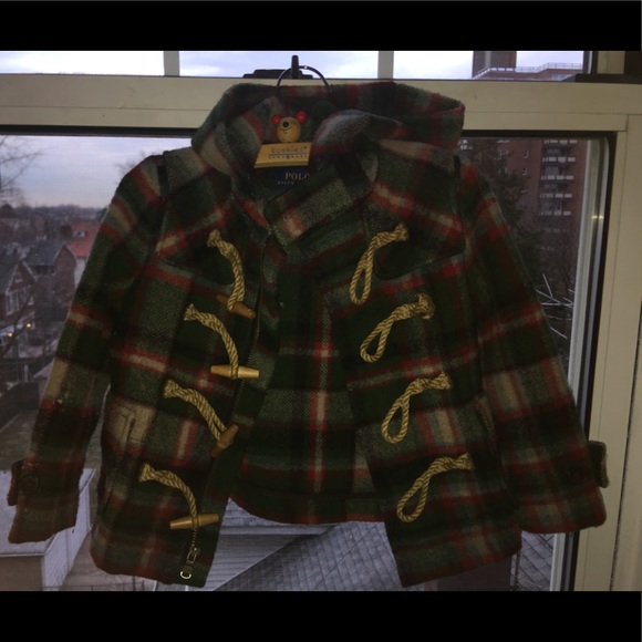 ralph lauren plaid coat